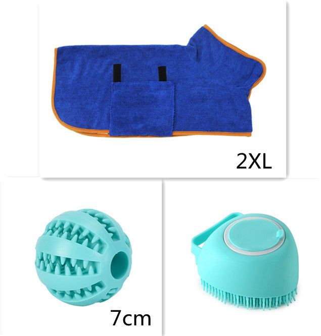 Silicone Dog Bath Massage Gloves Brush - My Store